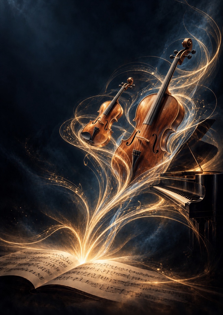 AI generated violin