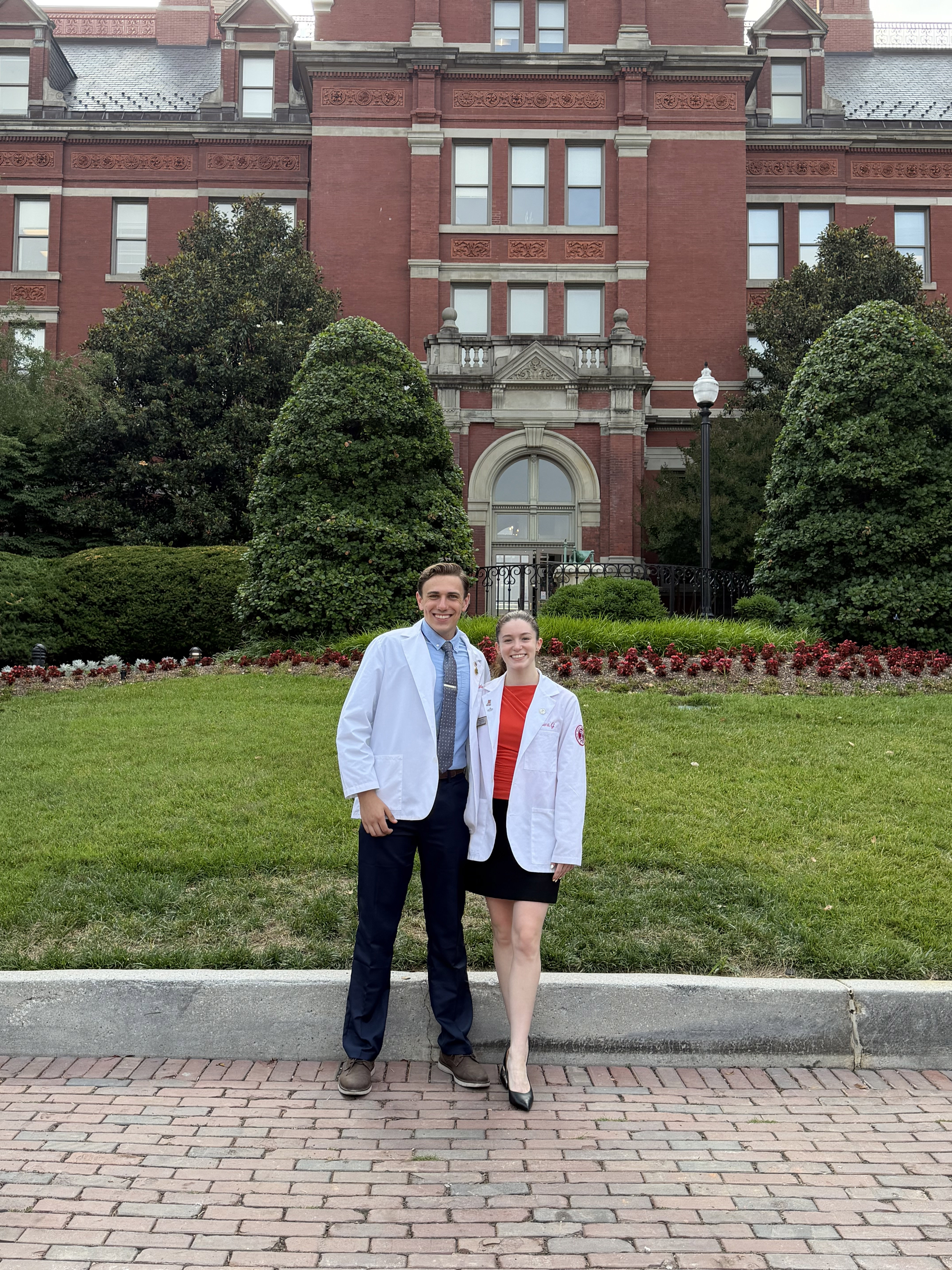 Matt and Gabi at Johns Hopkins