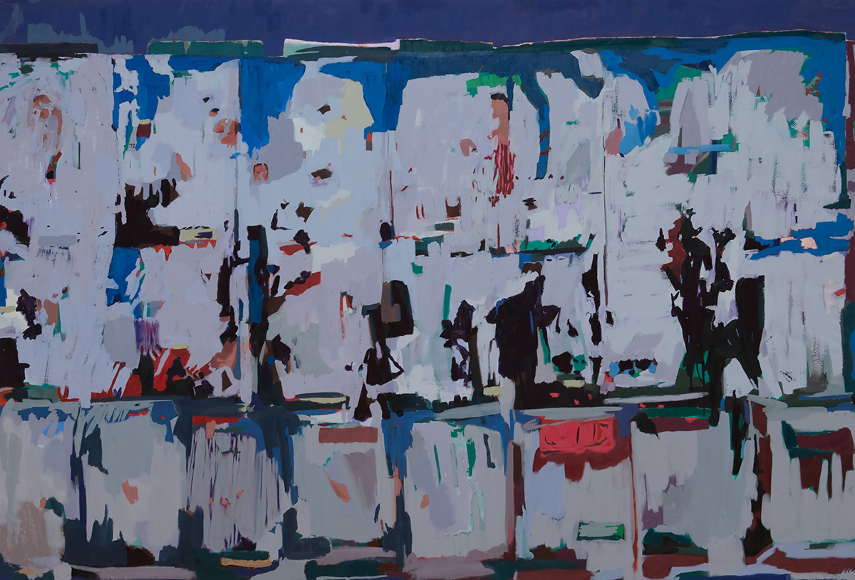 abstract painting by recent graduate Nabeel Naveed