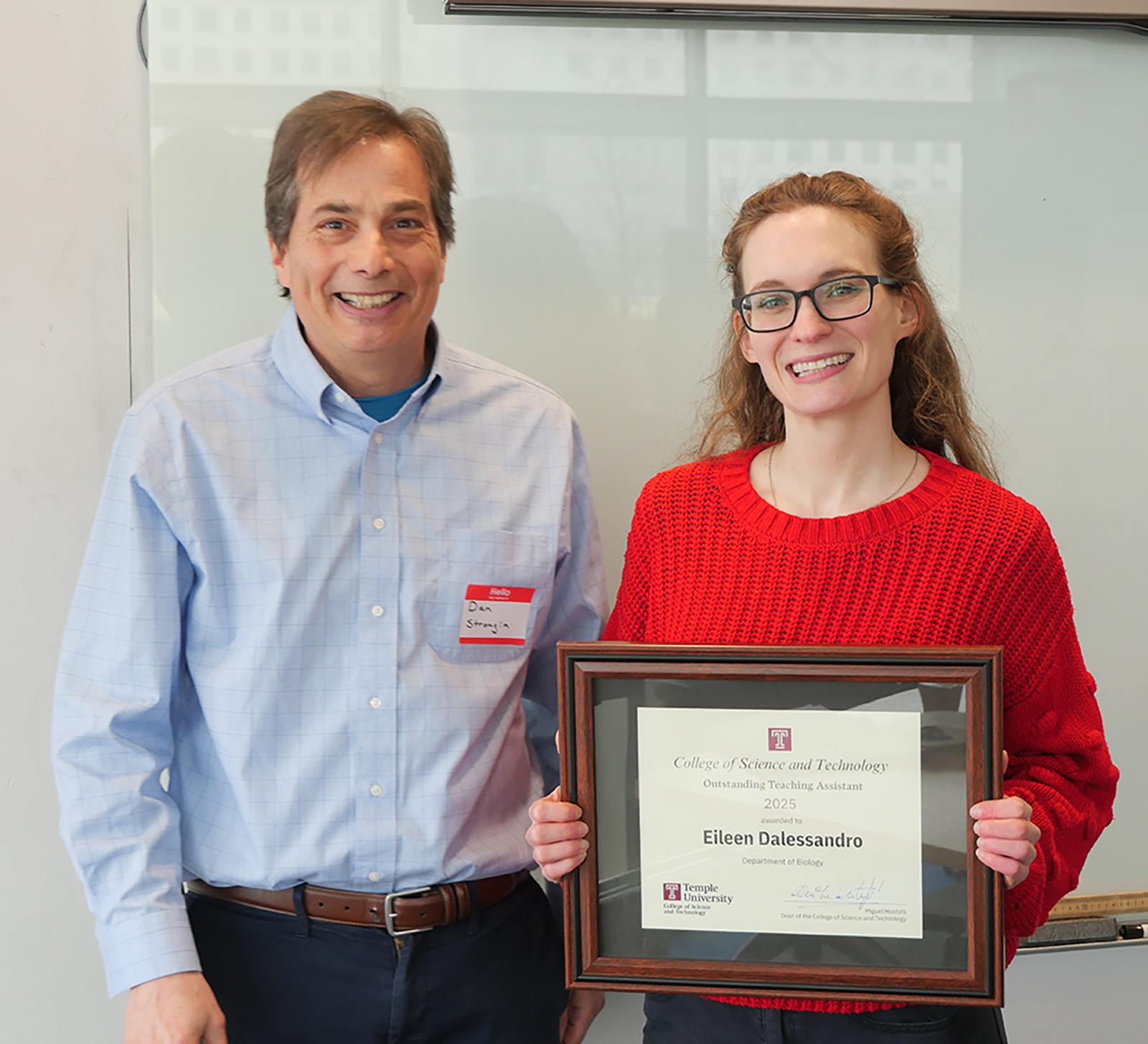 Outstanding Graduate Student Awardee