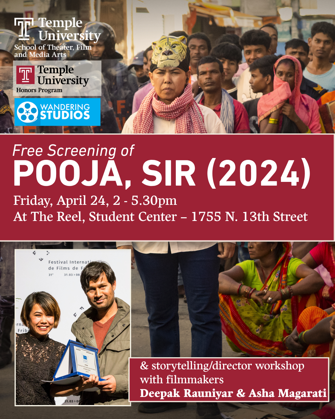 Pooja, Sir poster