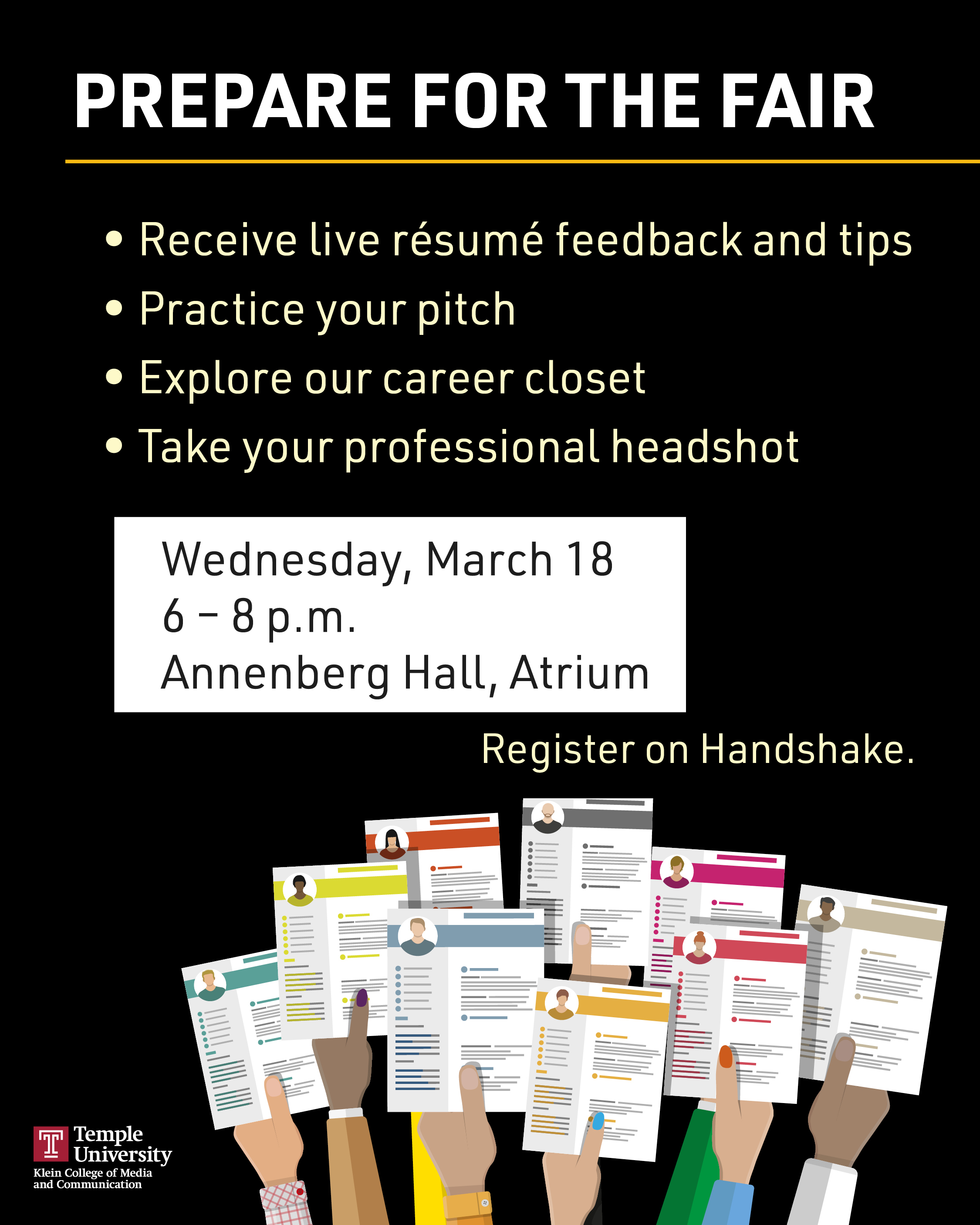 prepare for the fair graphic