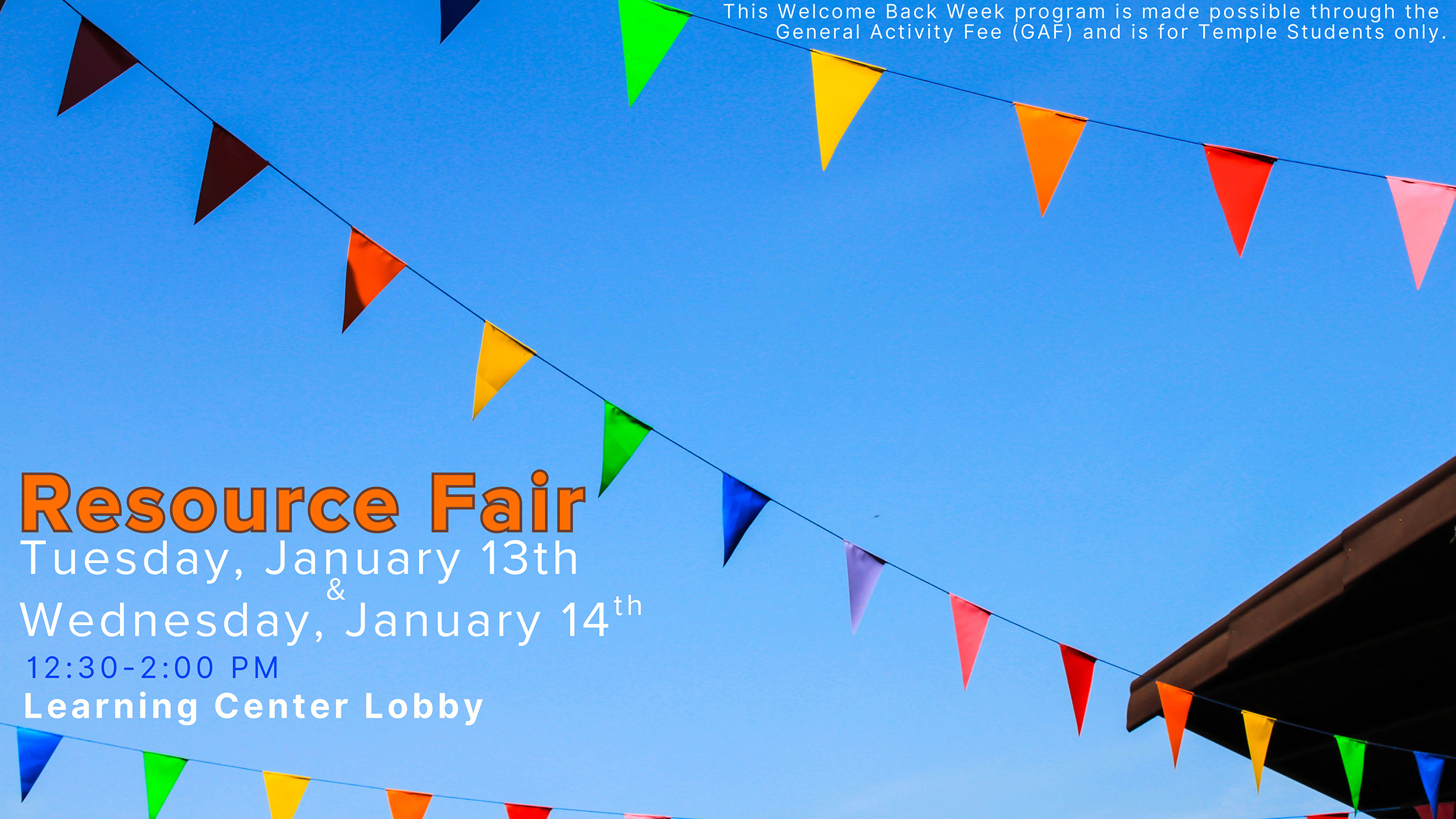 Ambler Welcome Week - Resource Fair