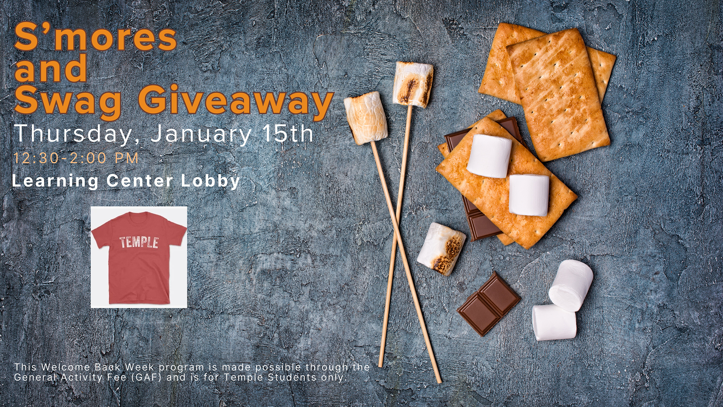 Ambler Welcome Week - S'mores