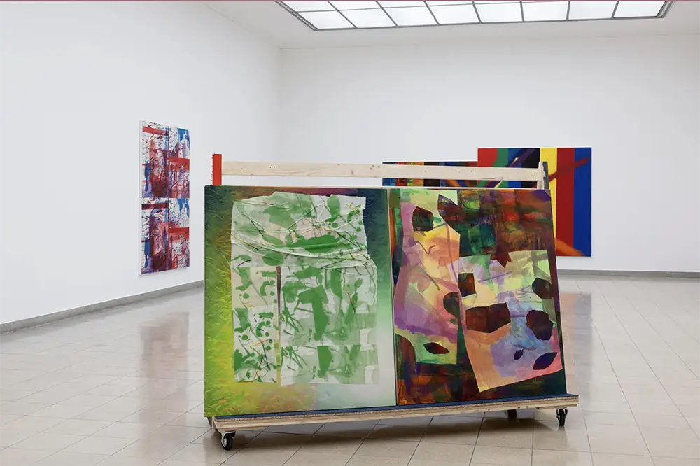 artwork by Rochelle installed in a gallery space