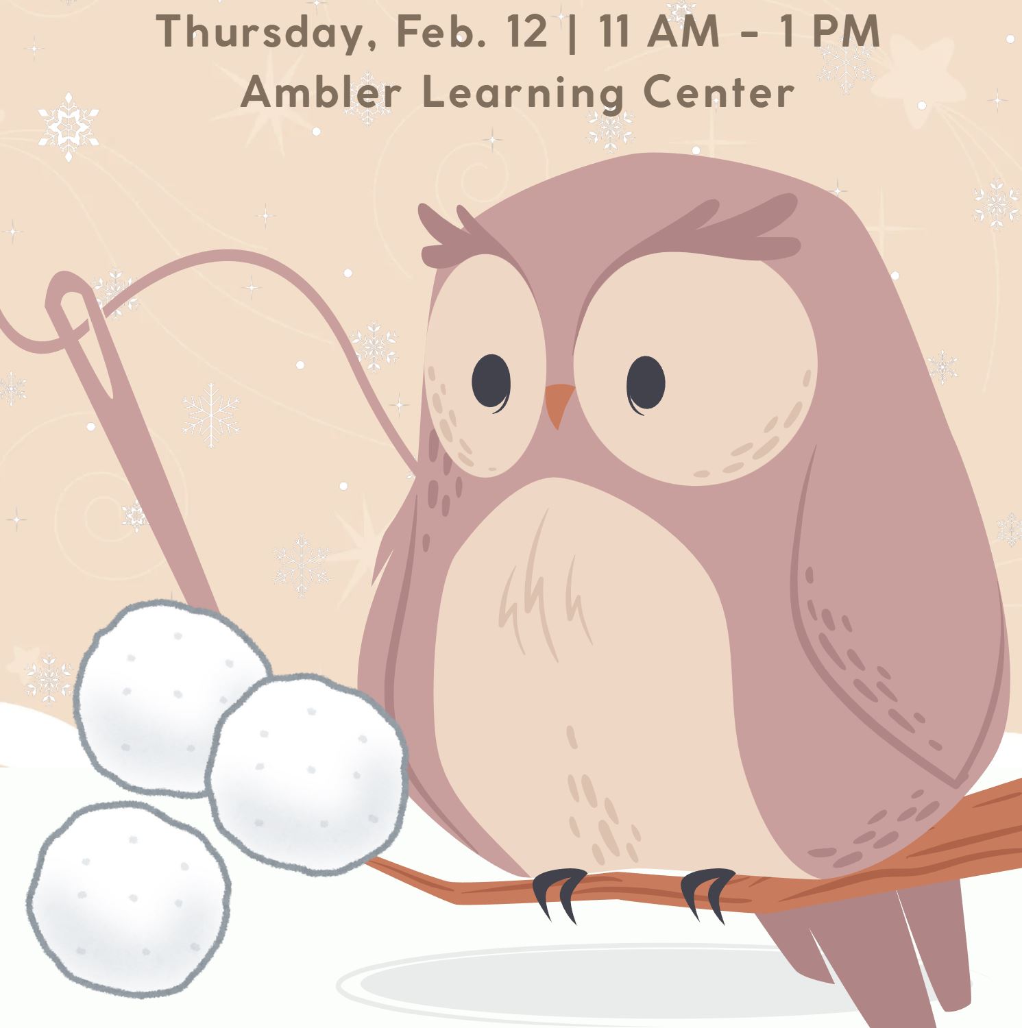 Ambler Campus Stuff-an-Owl