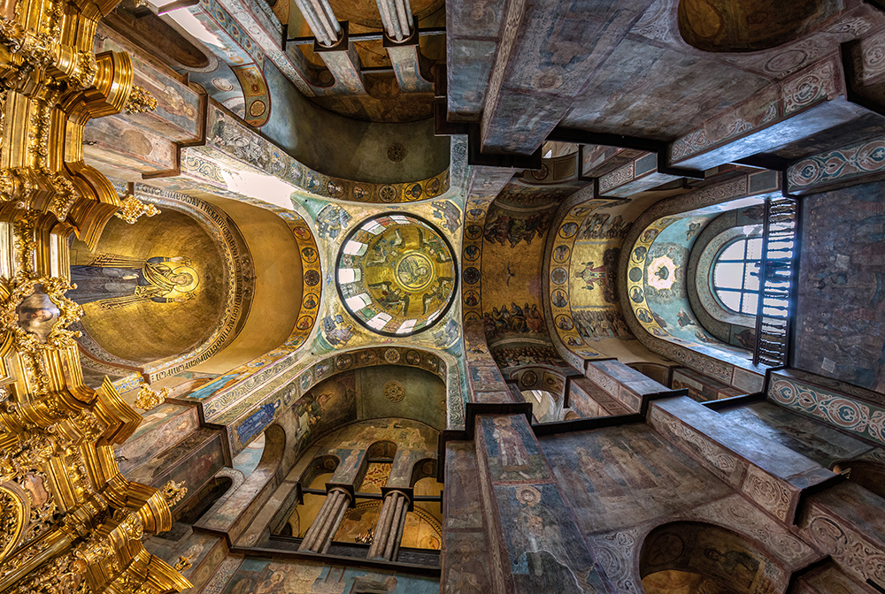 Interior of St. Sophia Cathedral, Kyiv, Ukraine, begun 11th century CE