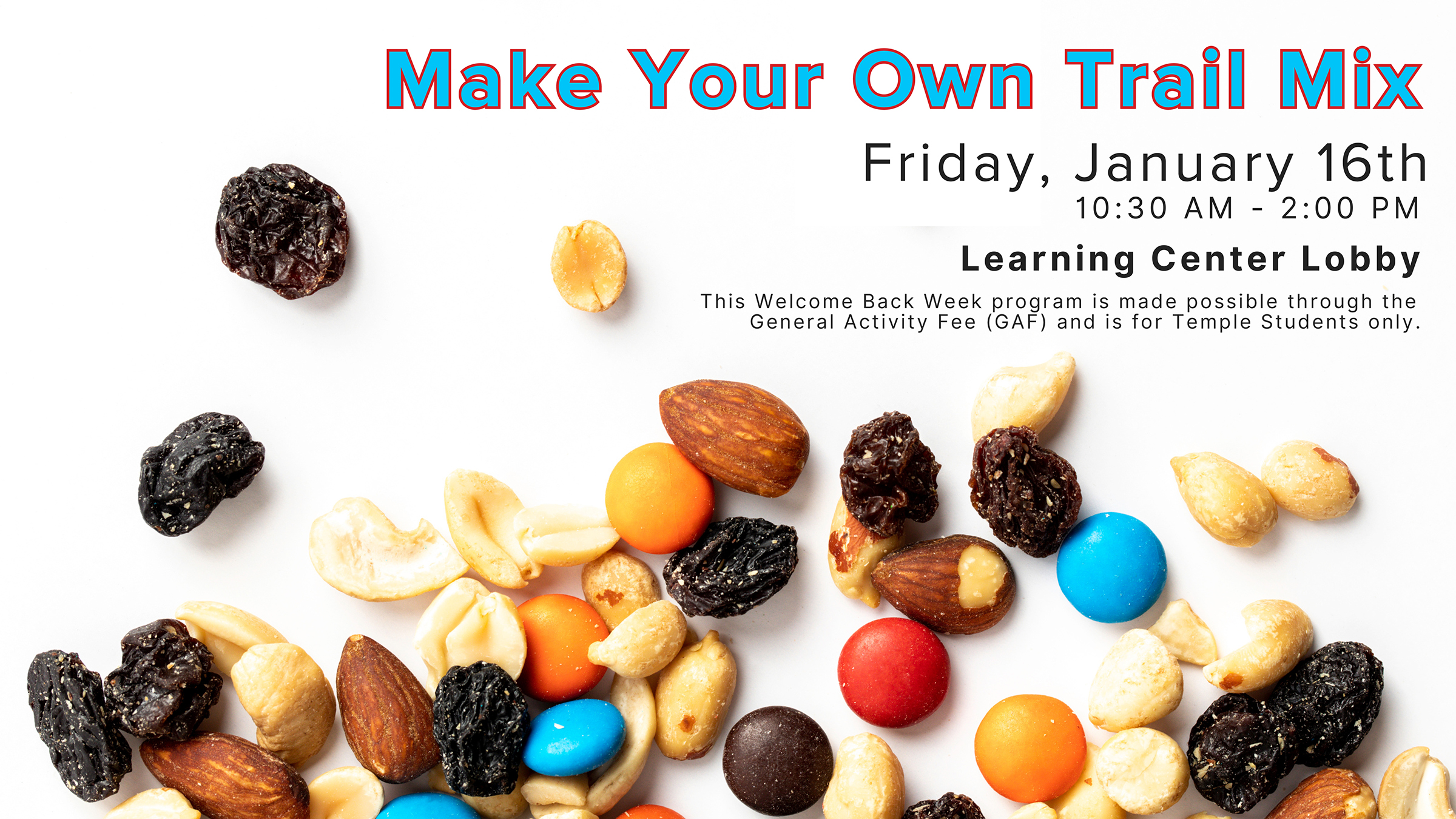 Ambler Welcome Week - Trail Mix