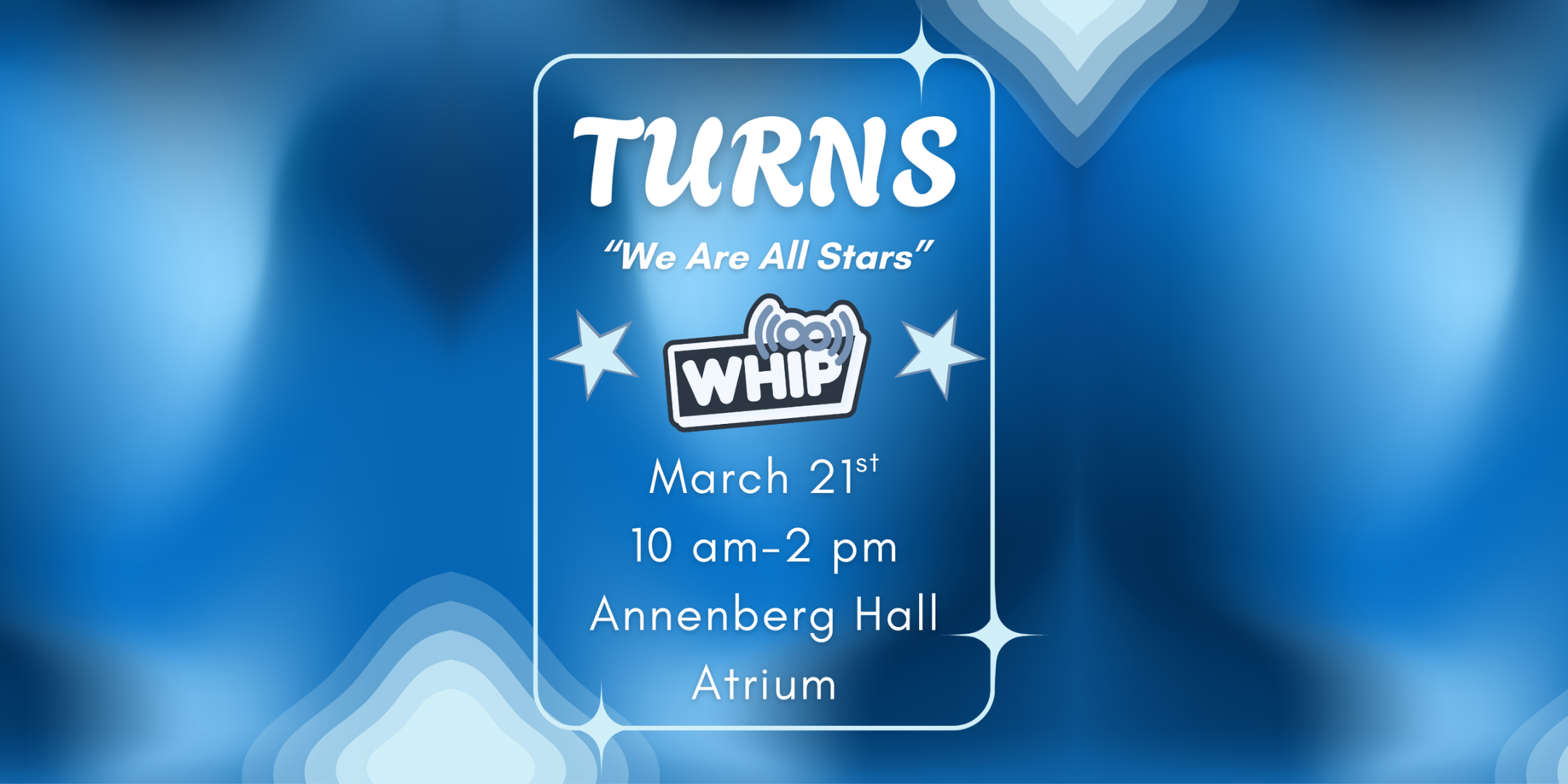 WHIP TURNS event