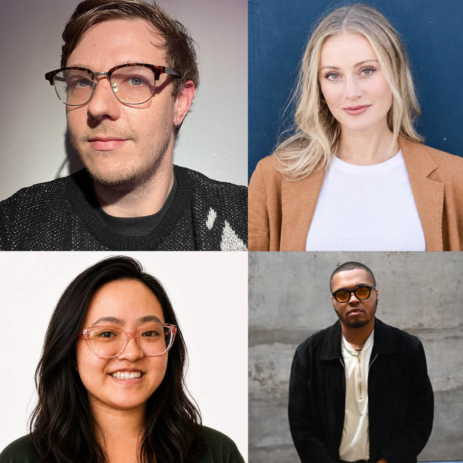 profile images of the four panelists