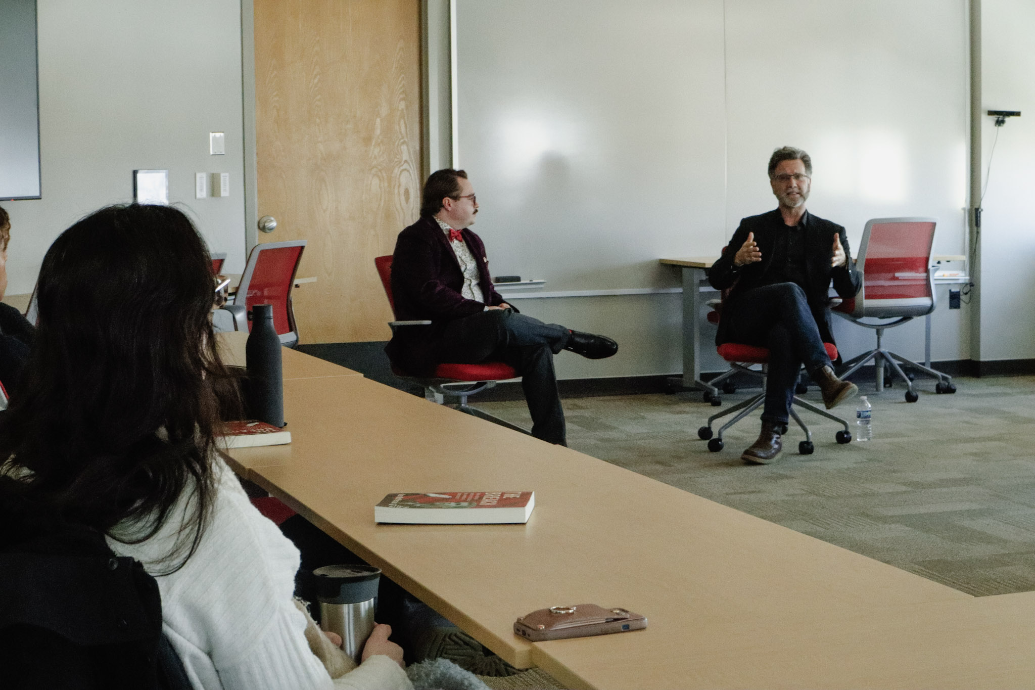 Dr. Alan McPherson discusses his book with the audience.