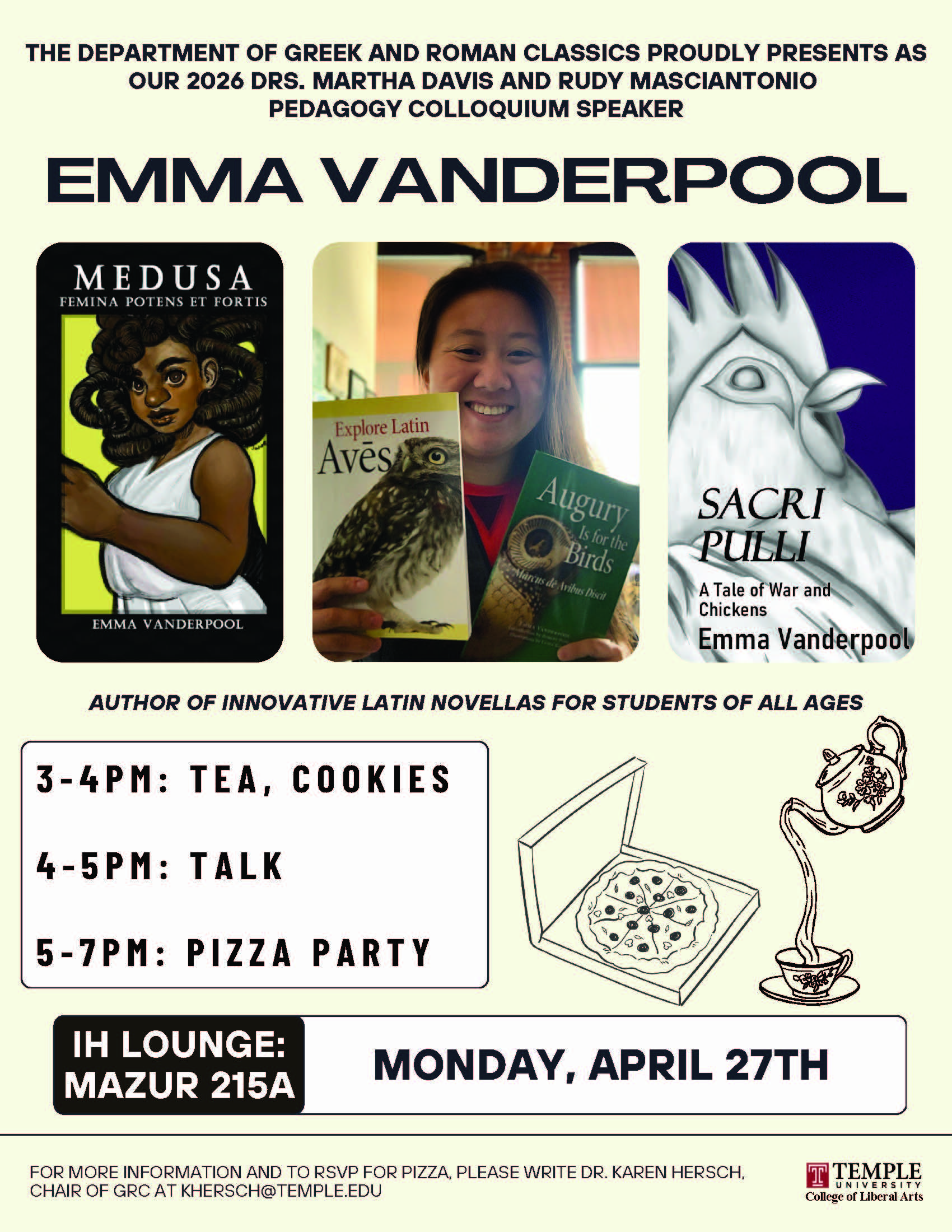 Flyer of published books