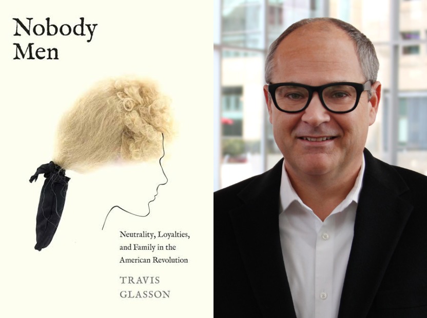 Travis Glasson and the cover of Nobody Men