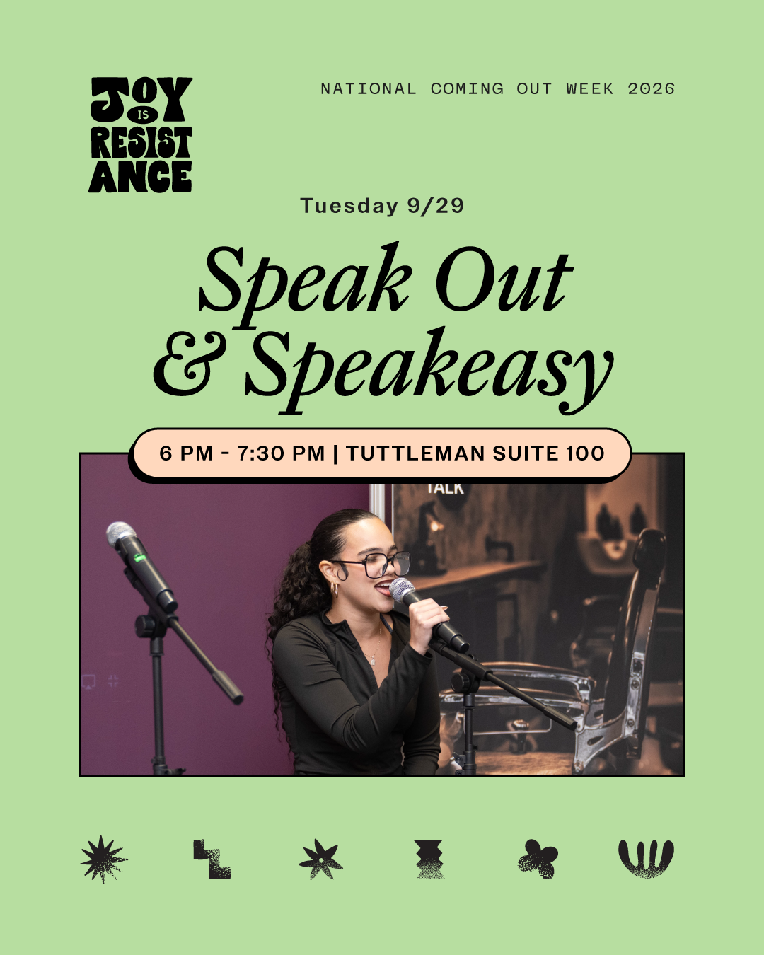NCOW Speak Out & Speakeasy, 6-7:30pm, Tuttleman Suite 100