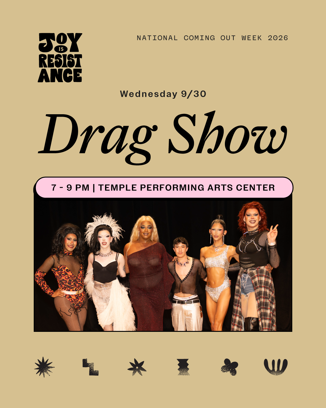 NCOW Drag Show, 7-9pm, TPAC