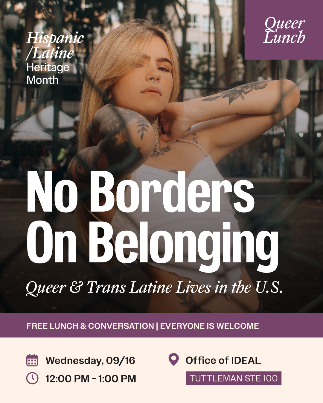 Queer Lunch, No Borders on Belonging: Queer & Trans Latine Lives in the US