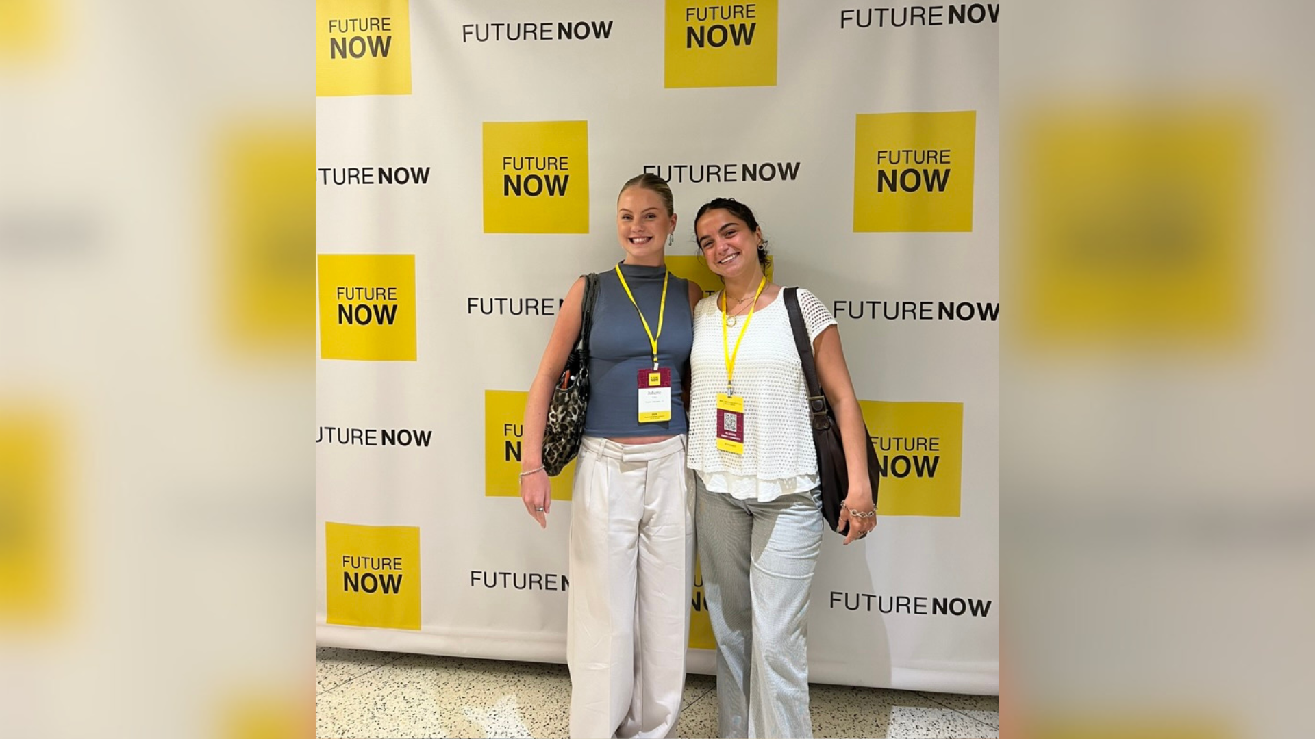 Students at conference