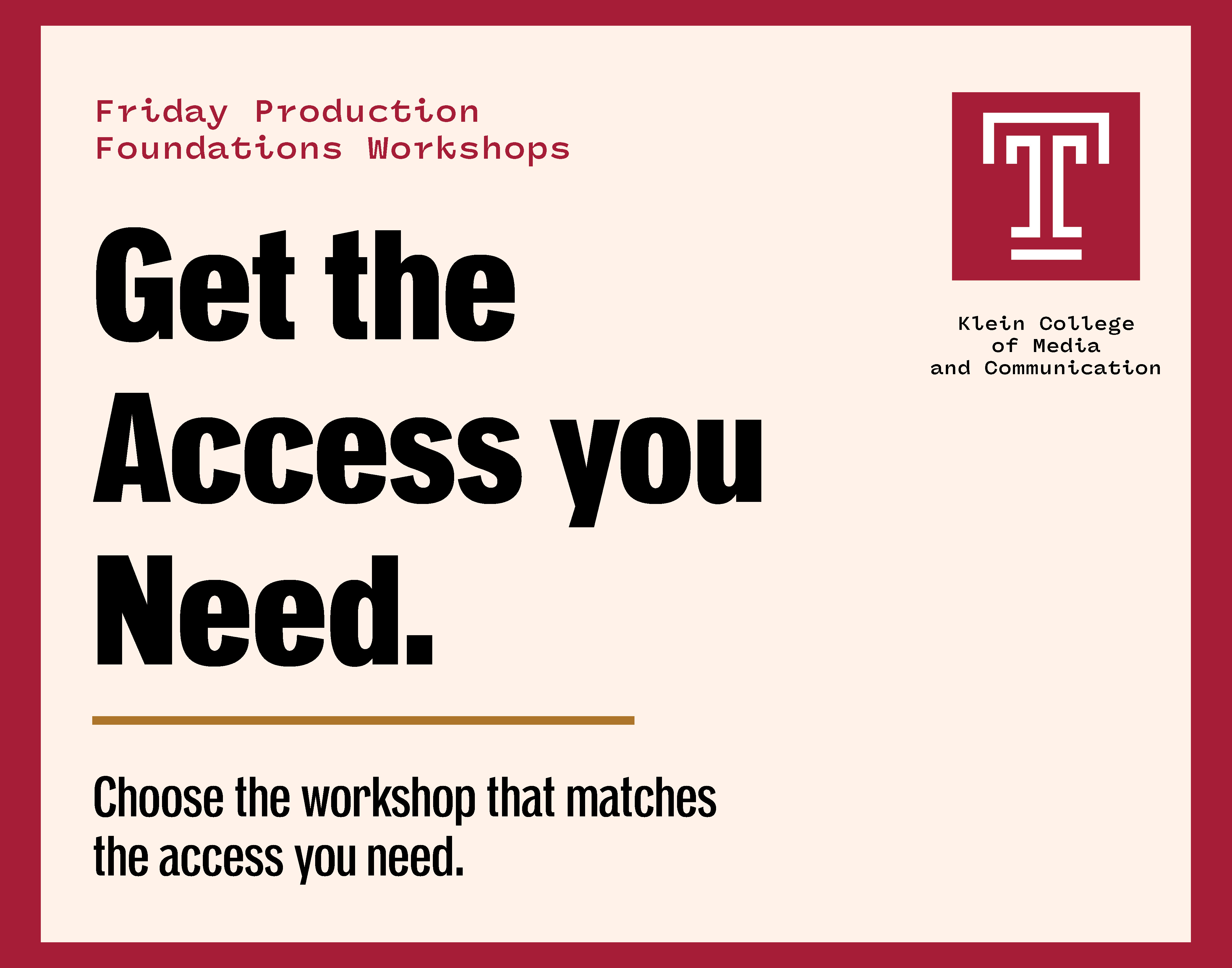 KLNproductionworkshops