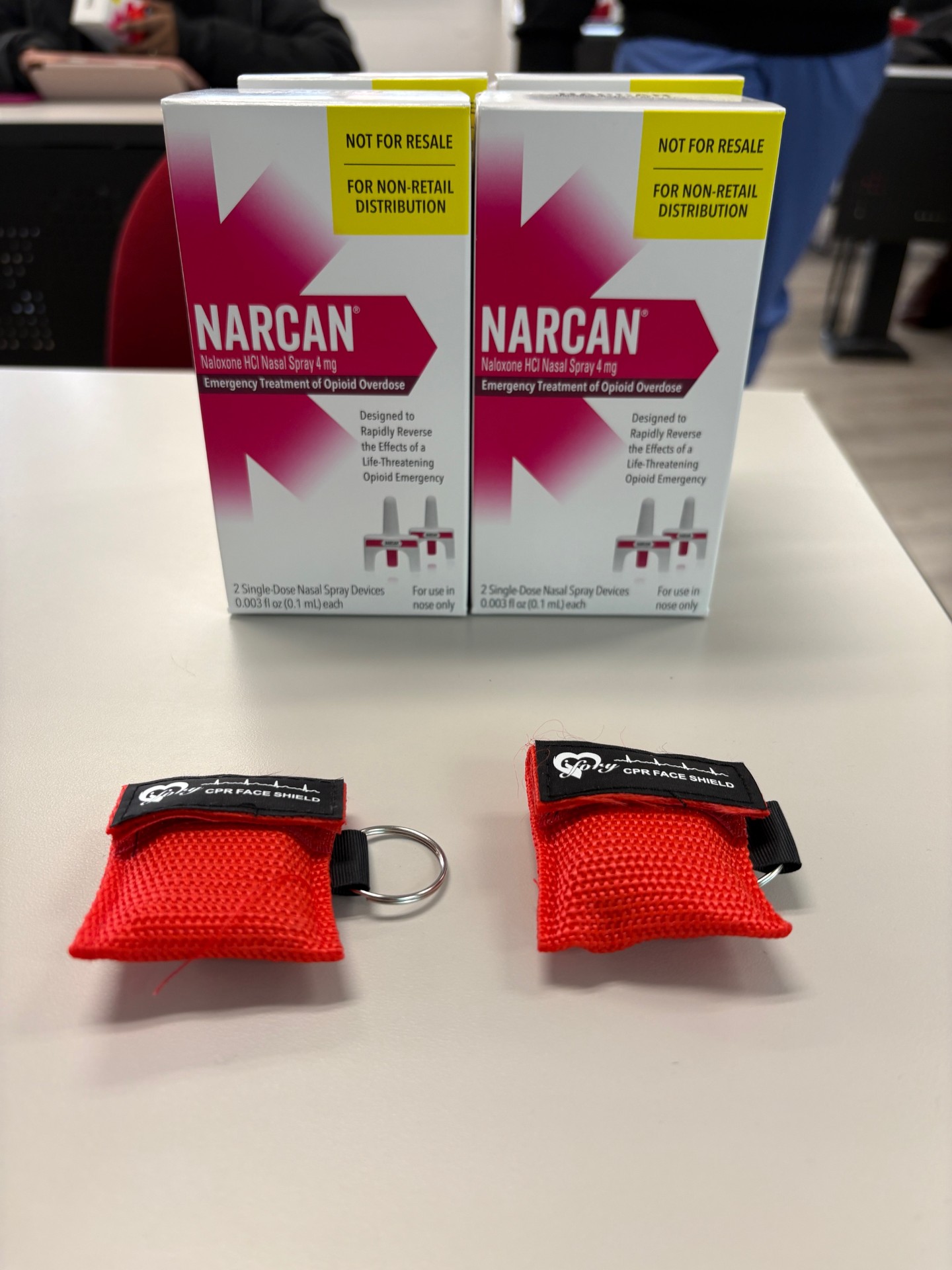 boxes of Narcan