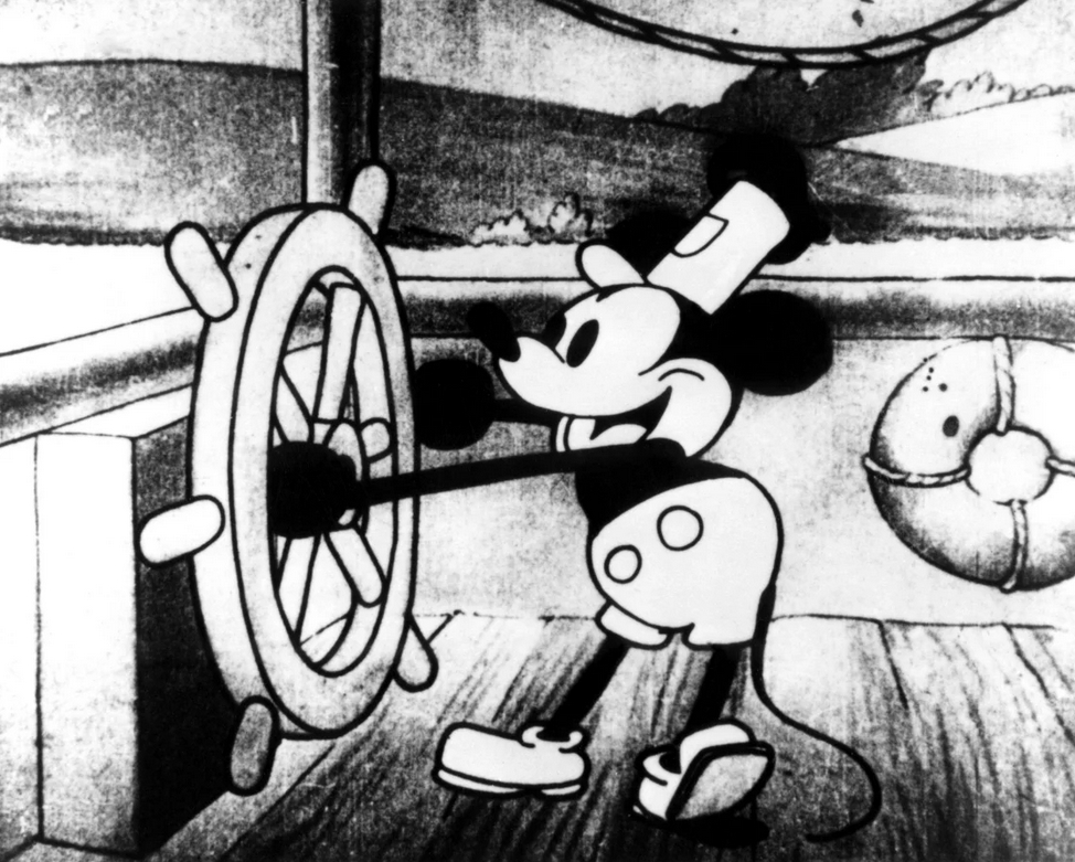 Mickey Mouse in Steamboat Willie