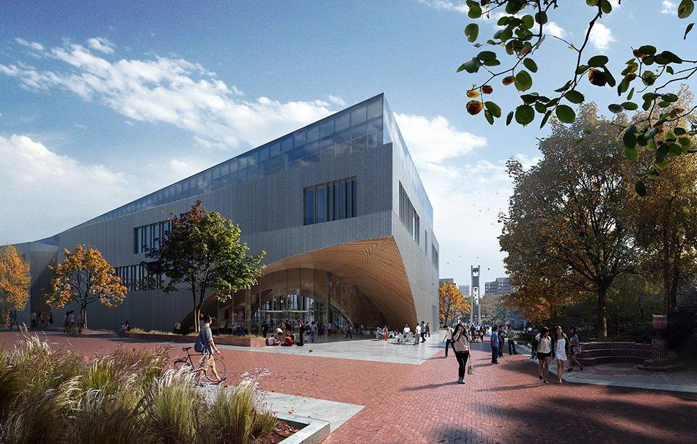 rendering of new building
