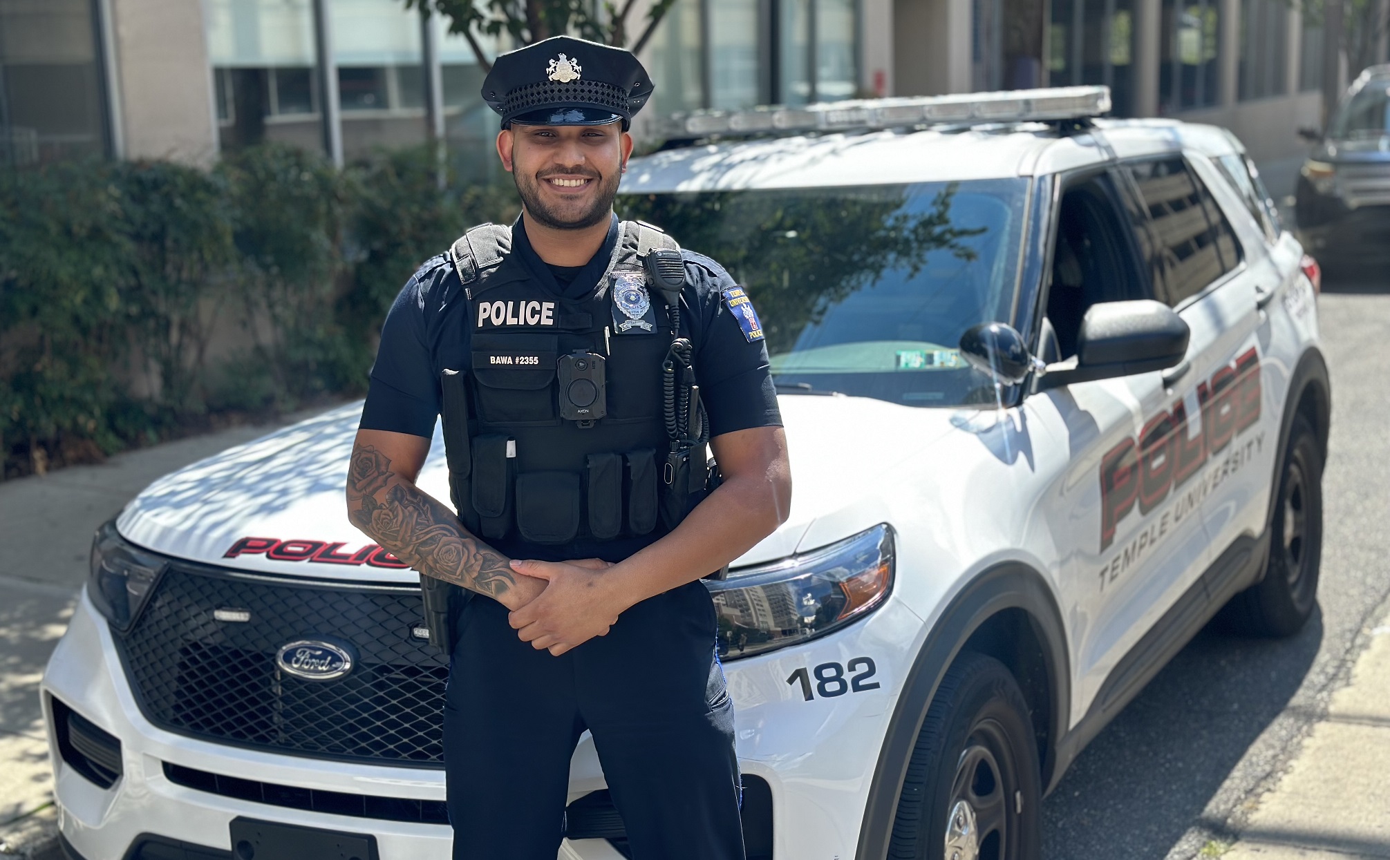 Officer Bawa pictured.