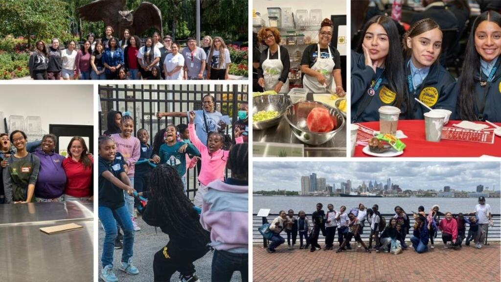 Collage of photos from CREATE activities