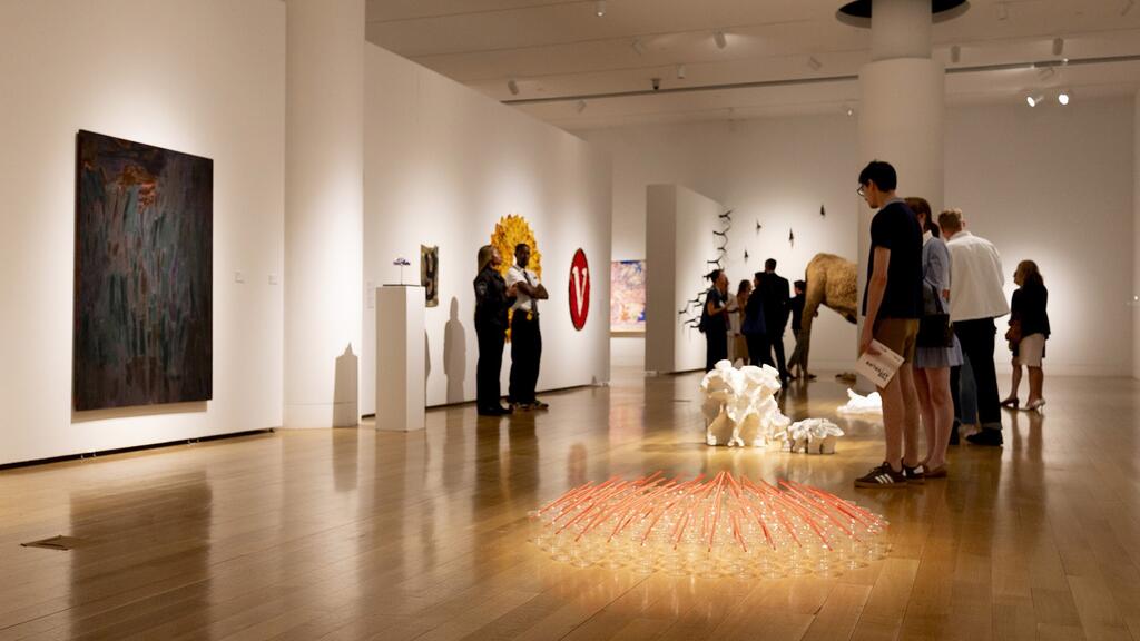 The Afterlife, the inaugural exhibition at the Tyler Center for Art and Creative Exchange at PAFA, features work by 27 recent Tyler MFA graduates.
