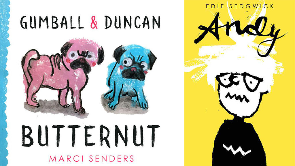 Cover designs for Butternut and Andy Warhol