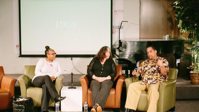 panelists speaking