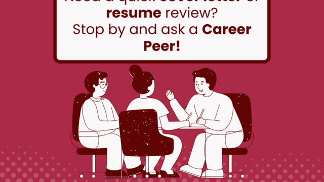Resume Review Pop-up - October 20, Mazur Hall, 2-4 pm