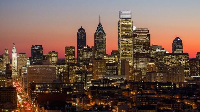 Philadelphia s skyline from Temple s Main Campus.
