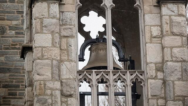 The bell President Theobald dedicated to his parents.