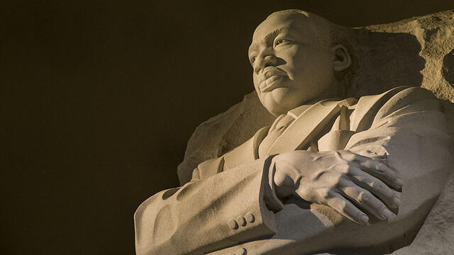The Martin Luther King Jr. monument in Philadelphia, PA.