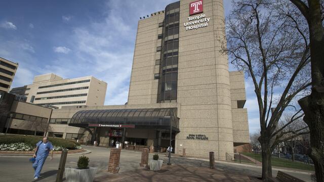Temple Hospital pictured.