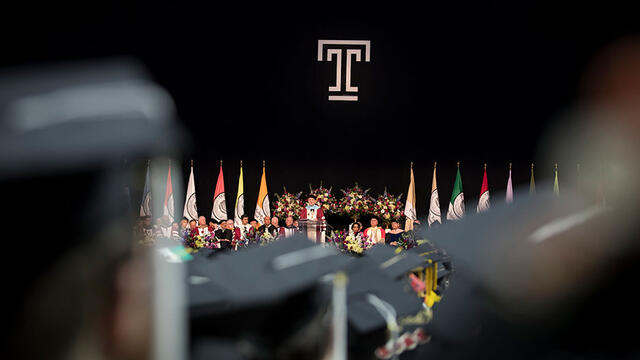 Temple commencement ceremony