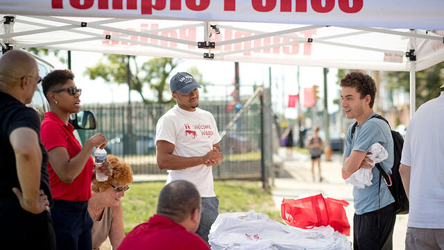 Temple Police host Welcome Wagon event