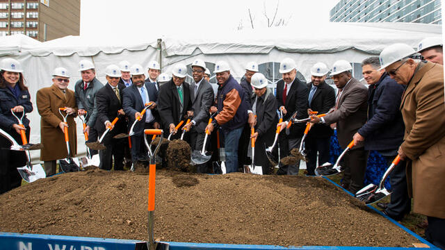 groundbreaking for Laborers District Council Training and Learning Center
