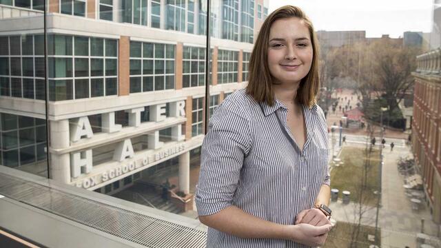 Meredith Orme photographed on Main Campus