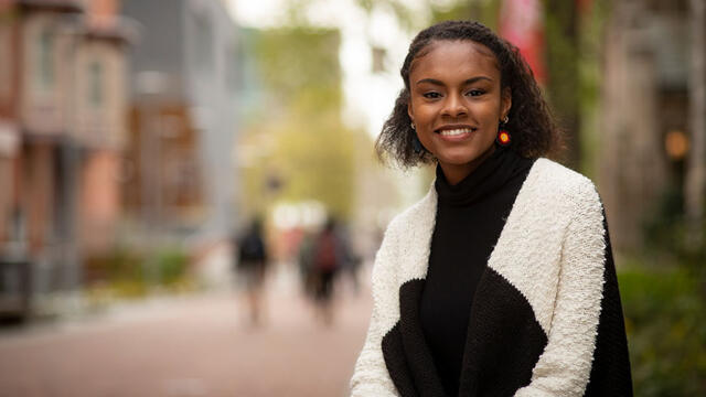 2019 graduate Ashton Dunkley