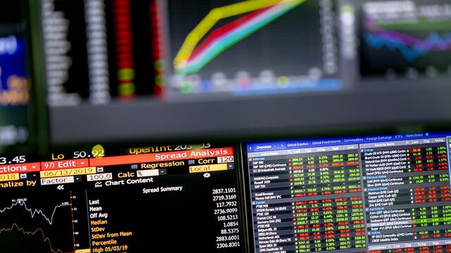 Abstract image of computer screens.