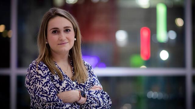 Boyer music therapy student Allie McCrea