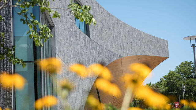 The exterior of Charles Library.