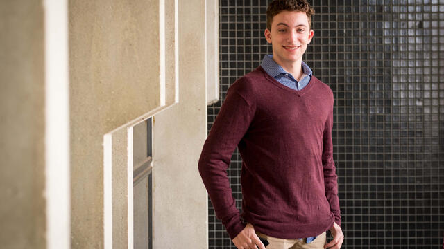 Scott Blender on campus