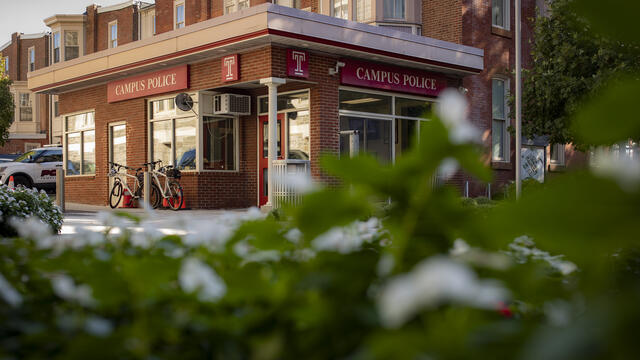 Campus safety building pictured.
