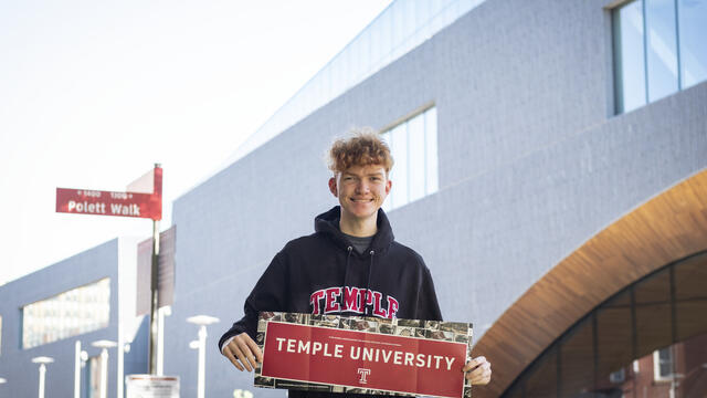 Temple student Daniel Costello