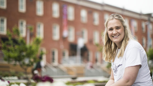 Temple student Morgan Rollins