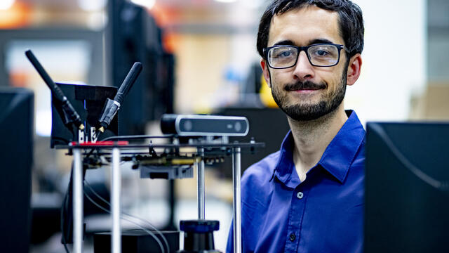 Image of Assistant Professor of Mechanical Engineering Philip Dames.