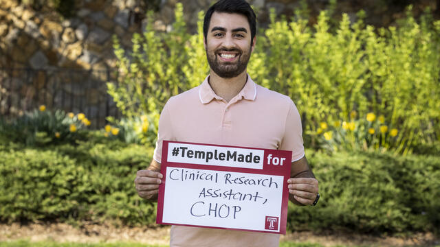 #TempleMade for clinical research assistant, CHOP