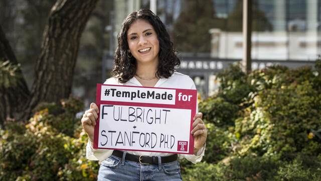 #TempleMade for FULBRIGHT + STANFORD PhD